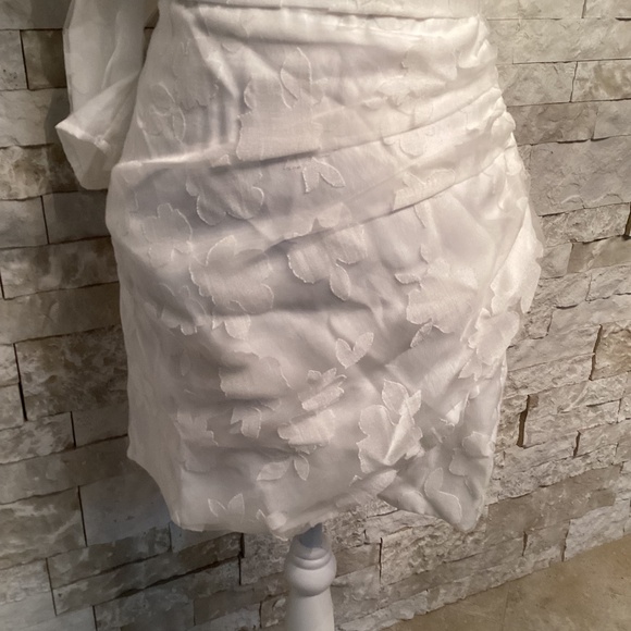 DO+BE White One-Shoulder Mini Dress - Picture 4 of 12